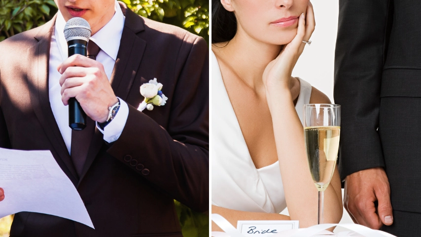 Groom gets brutal revenge on bride using pictures outing her scandal in the middle of their wedding ceremony