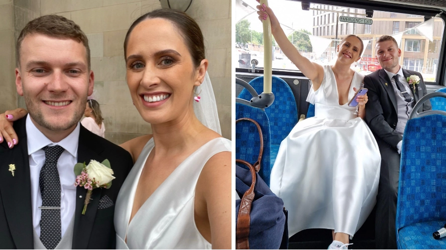 Thrifty bride shares how she spent less than £4,000 on wedding