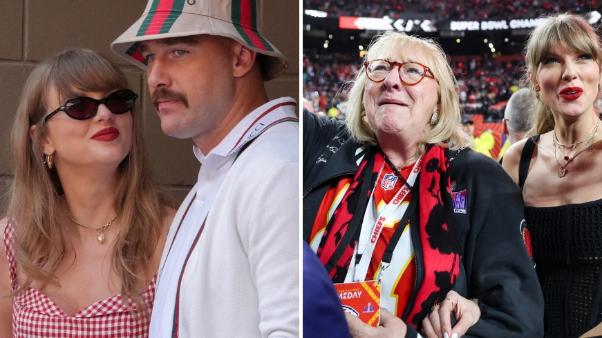 Body language expert reveals key signs of how Travis Kelce’s mum really feels towards her son and Taylor Swift