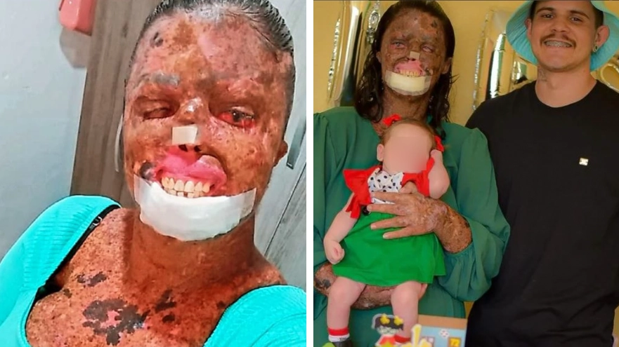 Woman afraid she'd never find love welcomes baby girl with husband