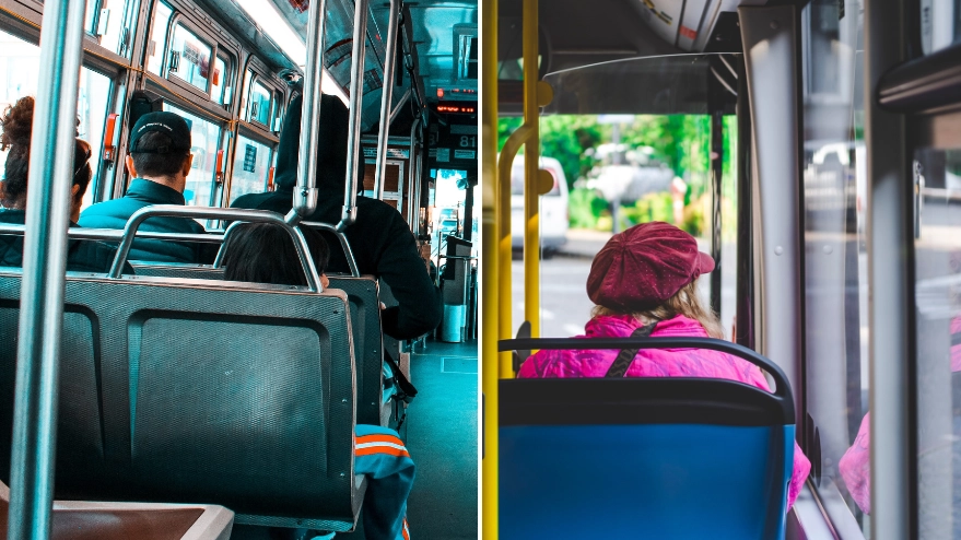 Student praised after refusing to give up bus seat for elderly woman