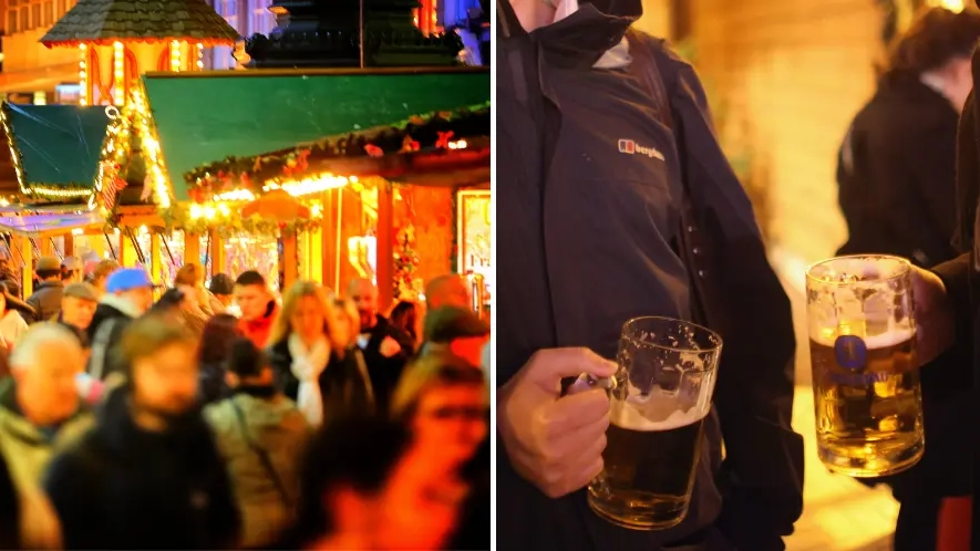 UK Christmas market introduces very controversial drinks rule and people aren't going to be happy about it