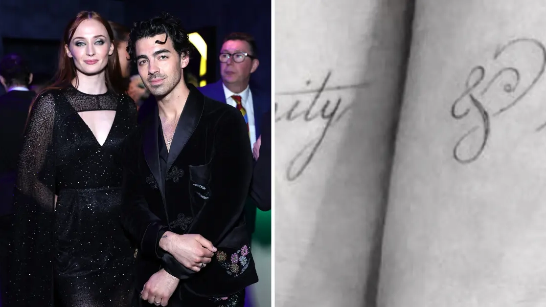 Joe Jonas and Sophie Turner once got matching tattoos and it's now pretty awkward