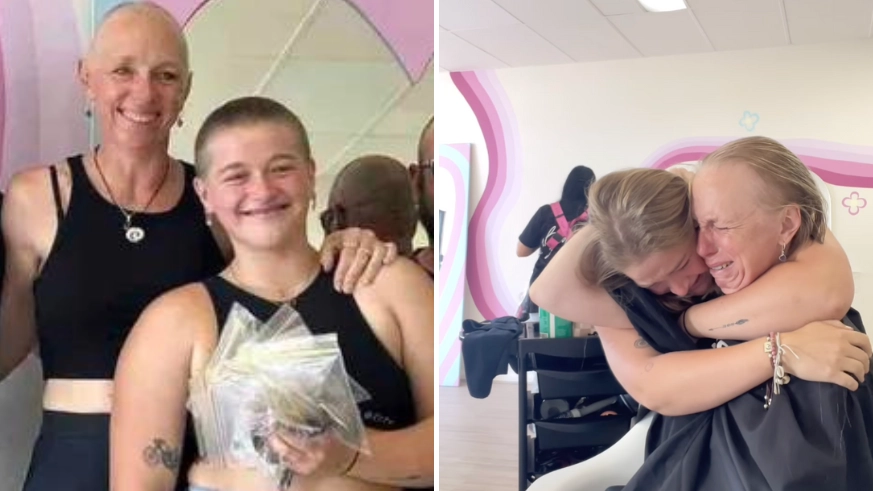 Woman whose mum was diagnosed with cancer makes entire salon cry with emotional act