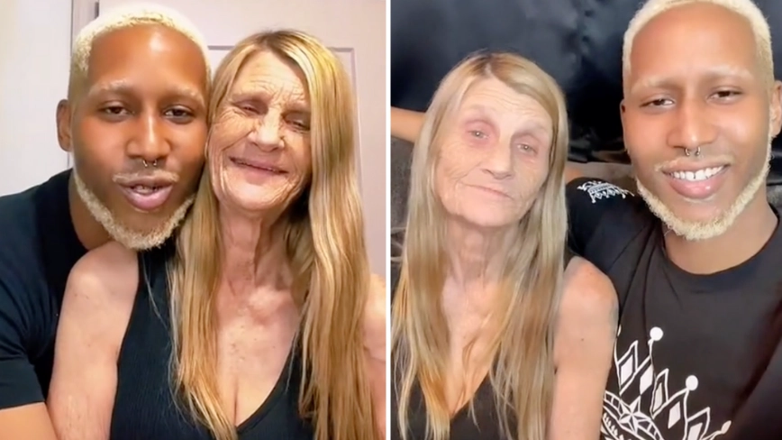 Gran celebrates her first wedding anniversary with 25-year-old husband