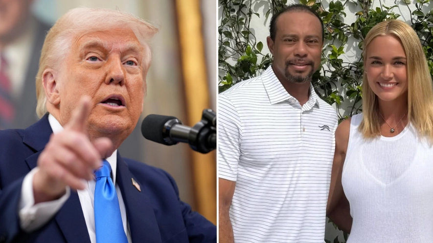 Donald Trump addresses Tiger Woods and Vanessa Trump’s relationship as he reveals how he found out