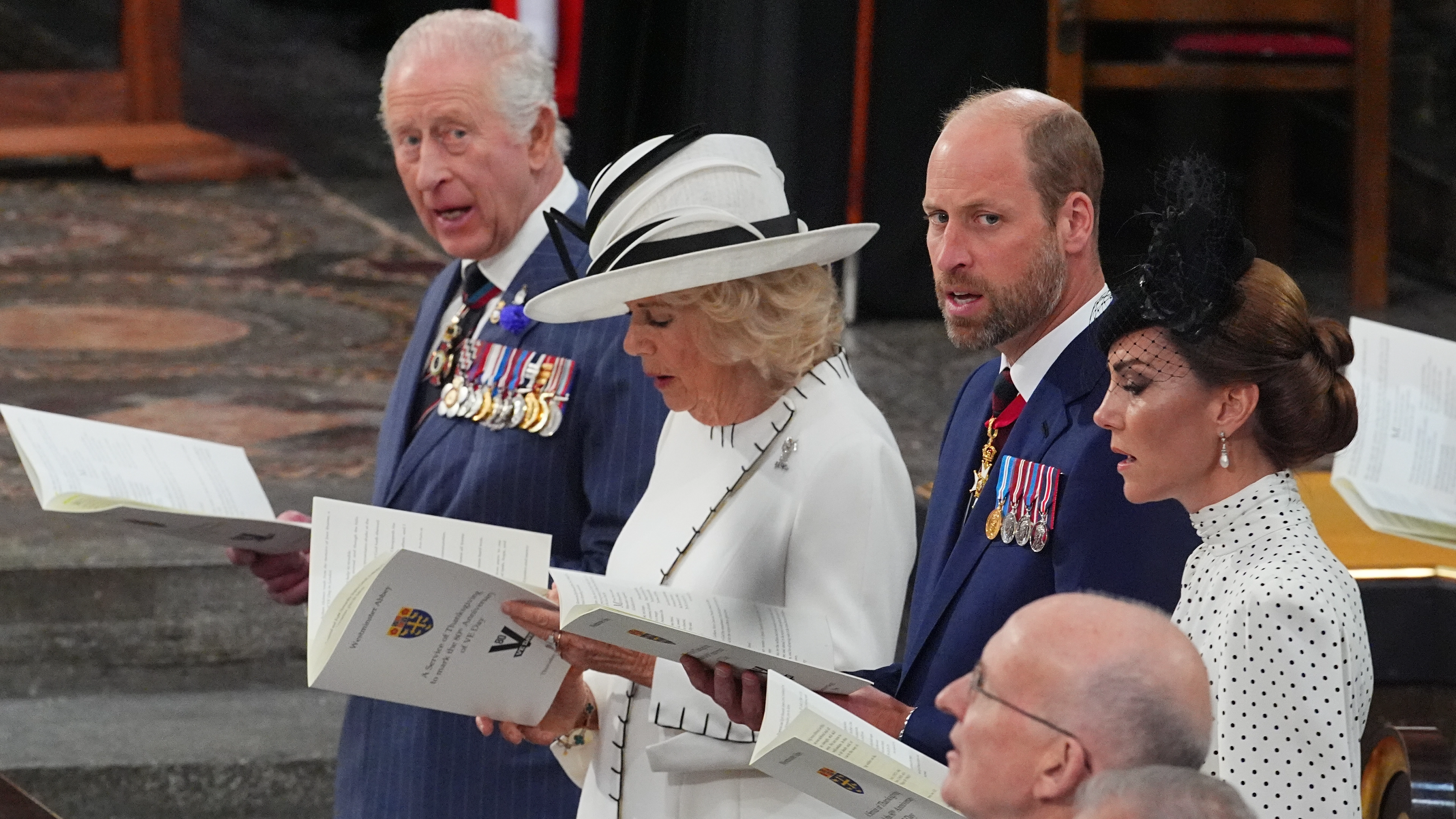 Lip reader revealed Prince William's brutal remark to Queen Camilla during VE Day service