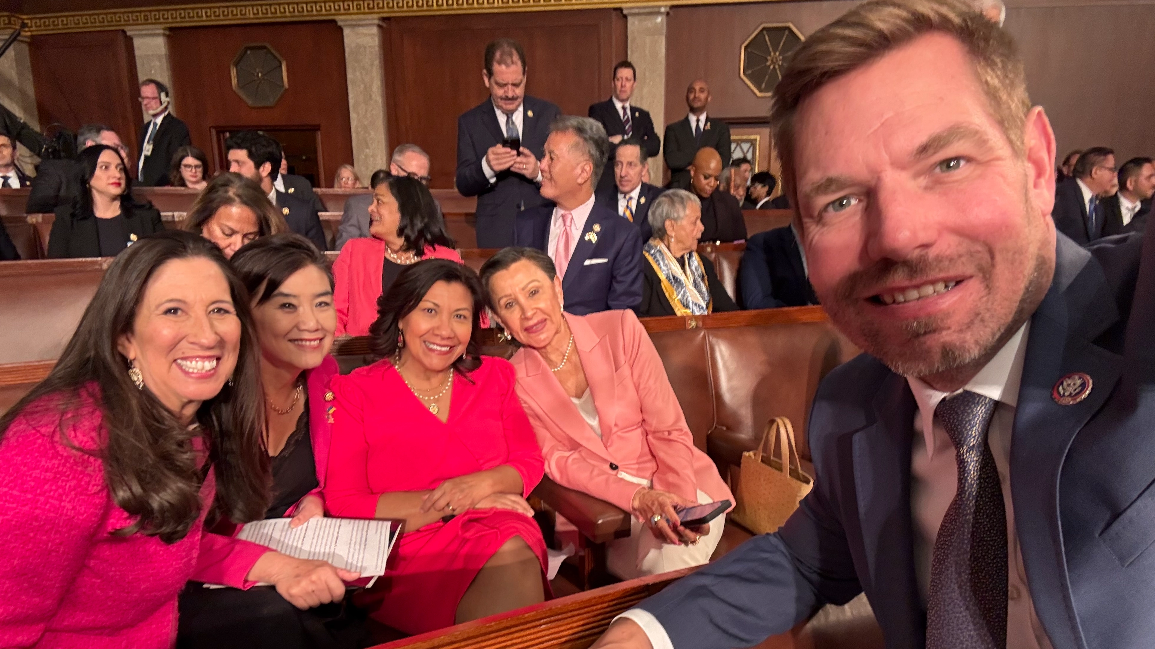 Reason why some people turned up to Trump’s Congress speech wearing pink