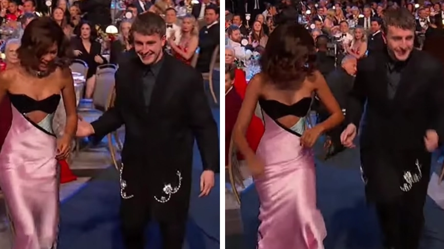 SAG Awards viewers spot very awkward encounter between Zendaya and Paul Mescal