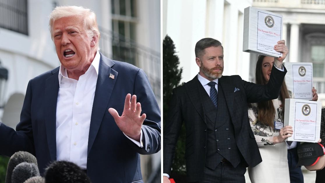 Donald Trump issues scathing response after being accused of writing leaked Jeffrey Epstein letter