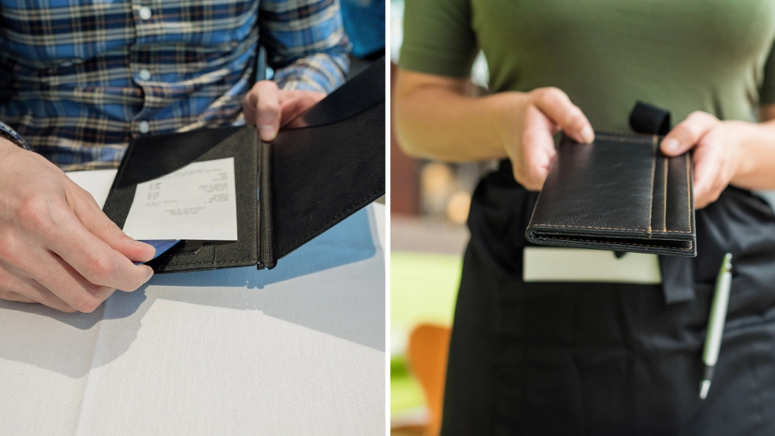 Waitress reveals why she gets scared when customers leave checks face-down