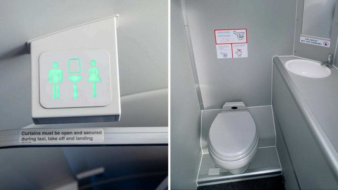 Experts reveal one thing you should never do in an aeroplane toilet and it’s really not what you think