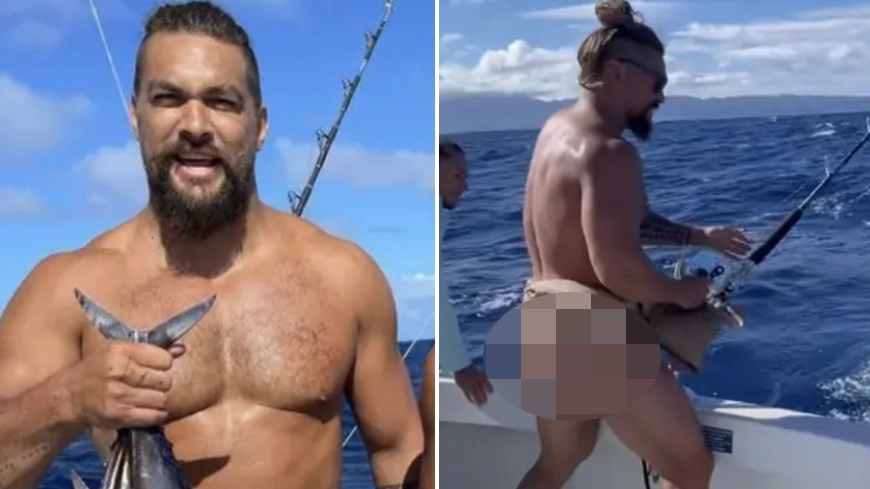 Jason Momoa posts his bare bum on Instagram