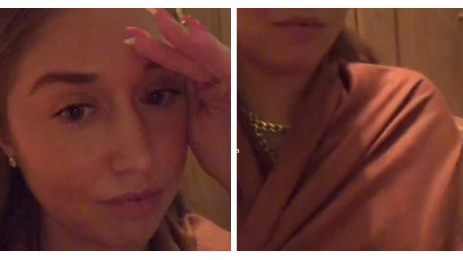 Woman forced to wear lost property scarf to cover boobs at restaurant