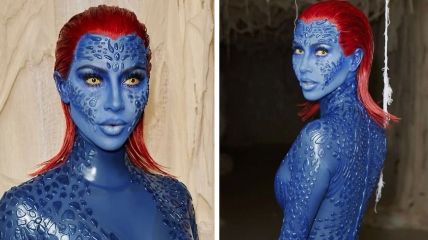 Kim Kardashian turned up to event dressed up but it wasn't a costume party