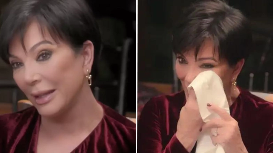 Kris Jenner breaks down in tears after revealing doctors discovered tumour on ovaries