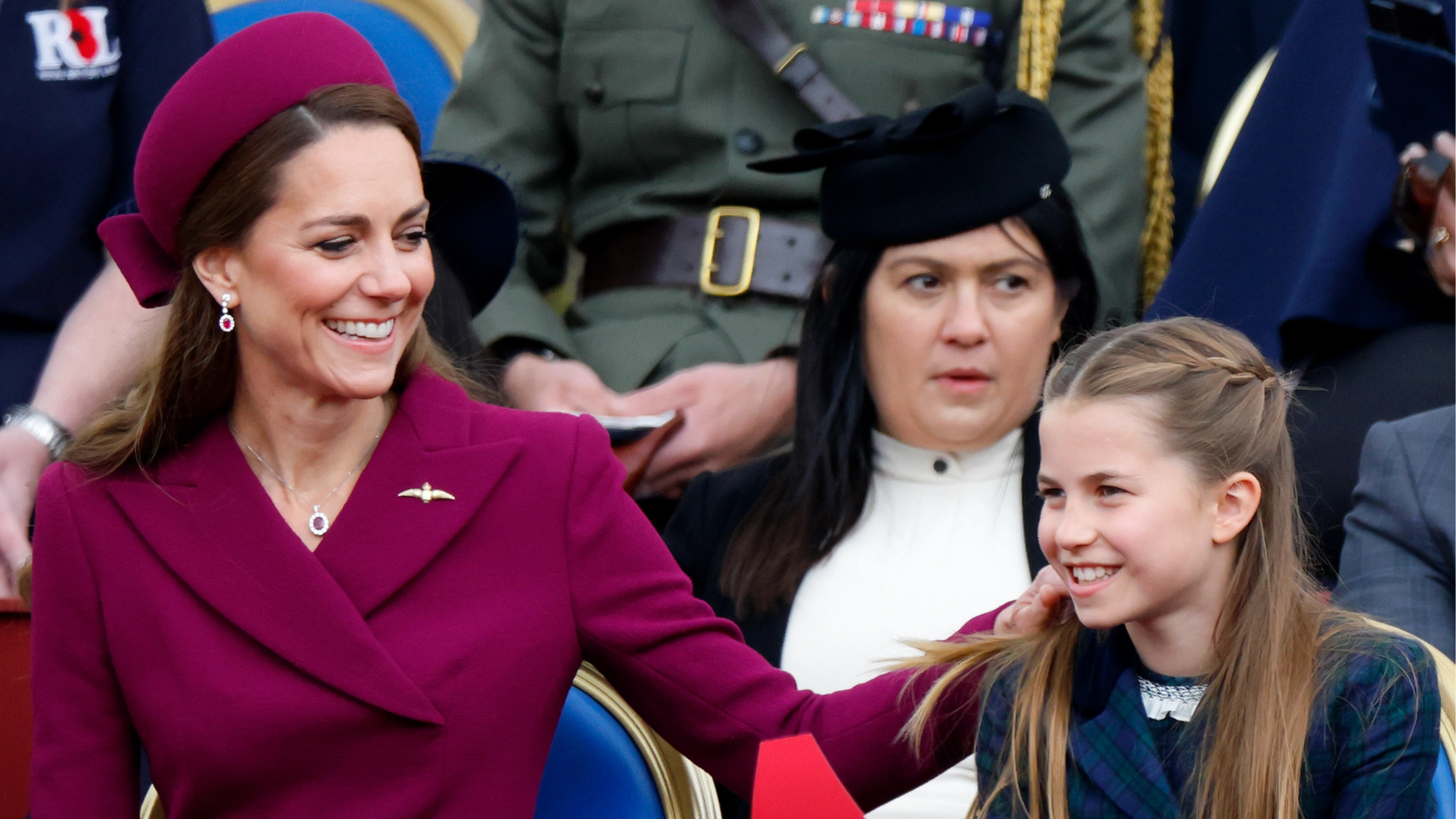 Kate Middleton's five-word remark about Prince William to Princess Charlotte during rare public appearance revealed by lip reader