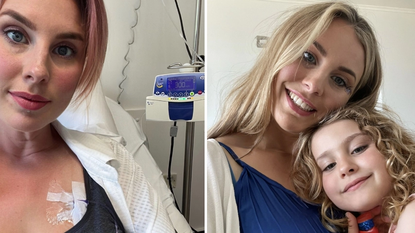 Mum given devastating diagnosis after thinking an armpit lump was flu symptoms