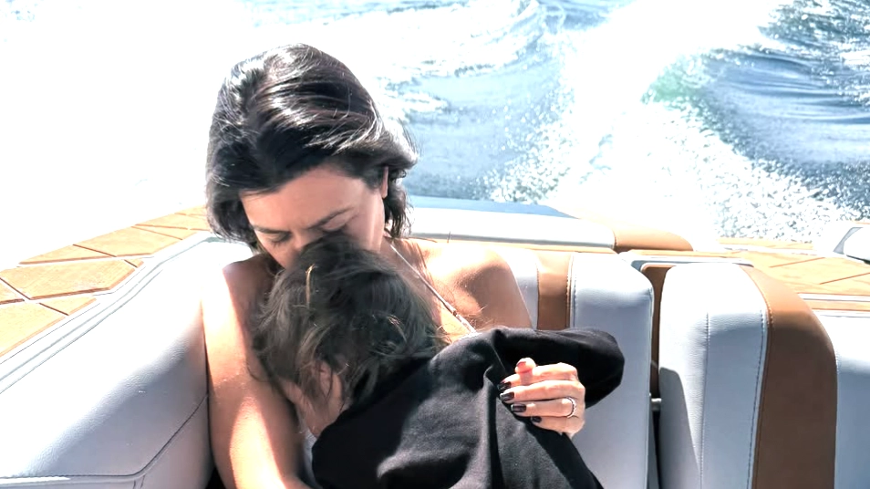 Kourtney Kardashian praised for response to backlash after having baby Rocky on boat without life vest
