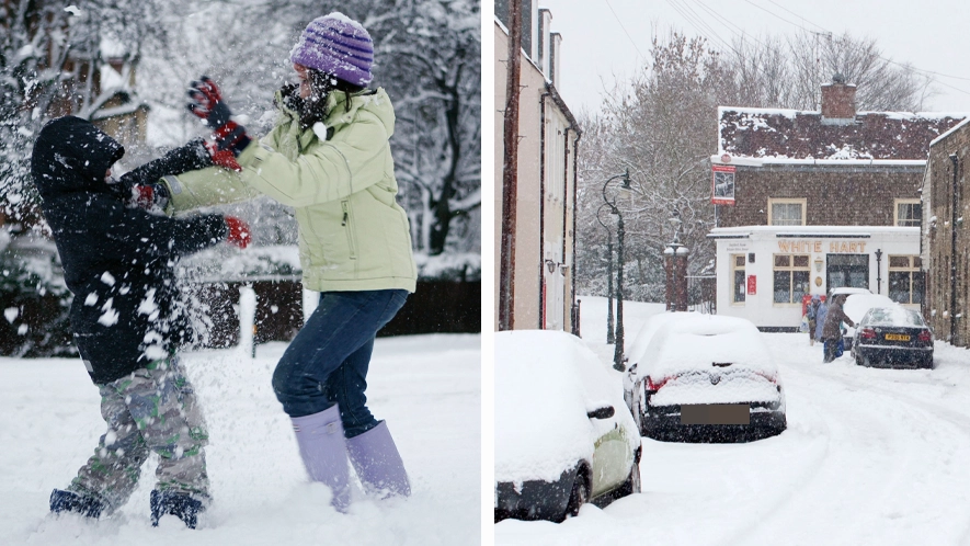 You could be fined for keeping your children home due to the snow