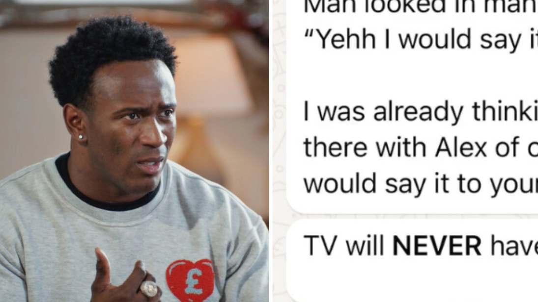 MAFS UK star Alex reveals WhatsApp message from 'someone you’ve seen on your TV before' following shocking episode
