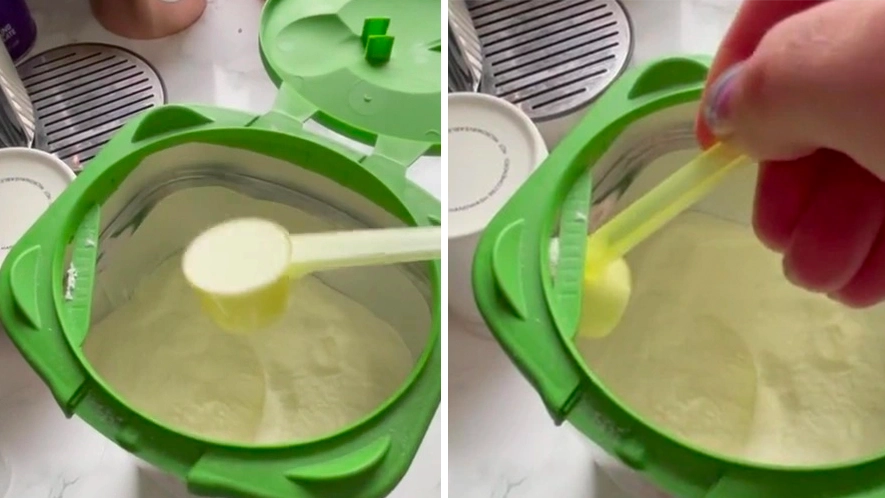 Mum left stunned after realising what the plastic on formula boxes is for