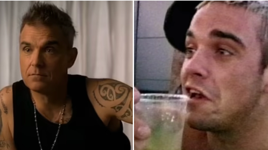 Robbie Williams admits he was ‘drinking a bottle of vodka a night’ before Take That rehearsals