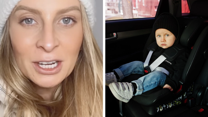 Paramedic warns parents to never put children wearing jackets in car seat