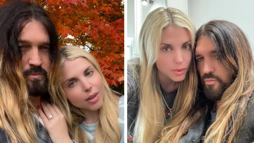 Billy Ray Cyrus met his new partner on Hannah Montana set