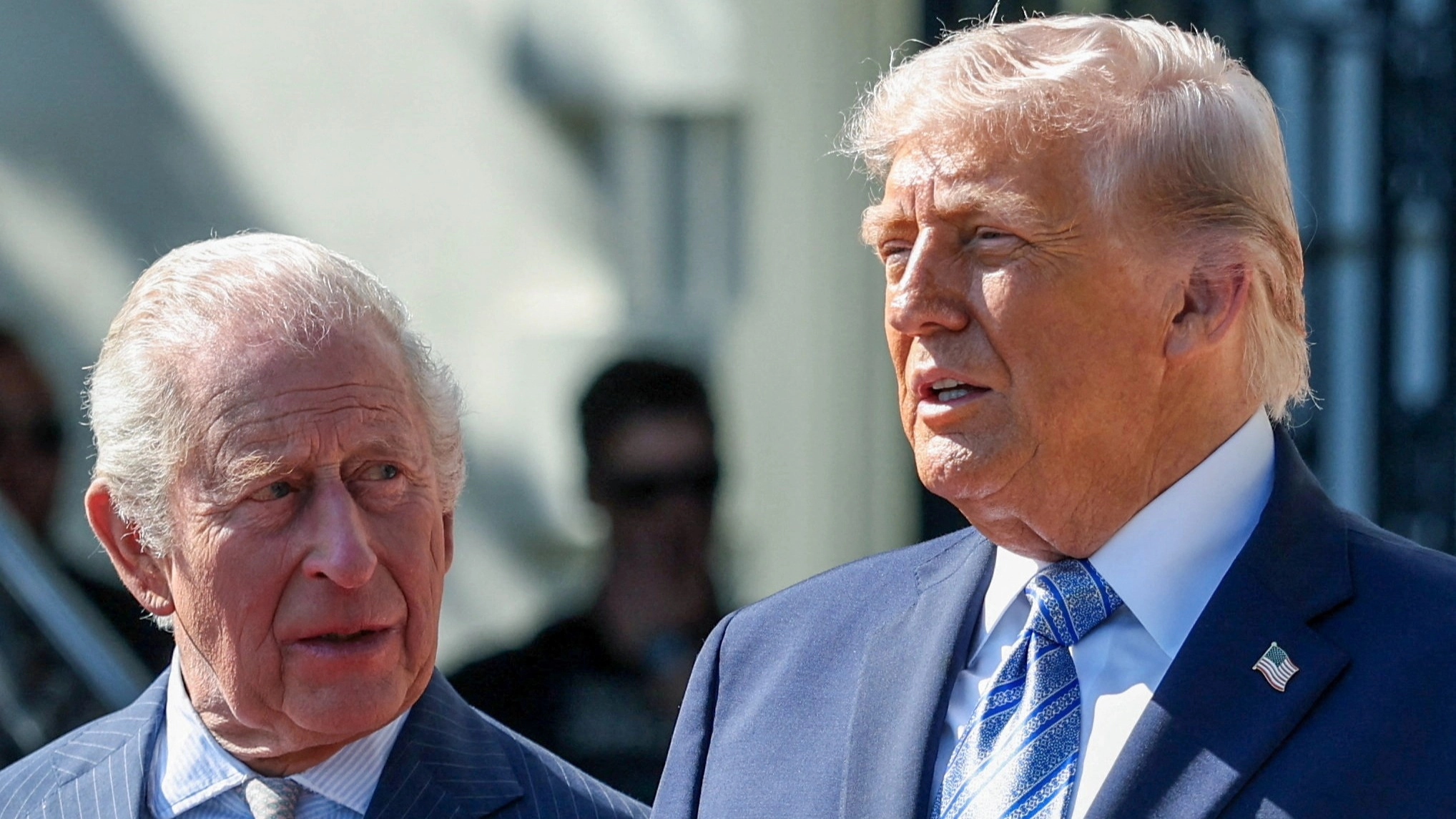 Donald Trump’s eerie warning to King Charles during US trip revealed by lip reader
