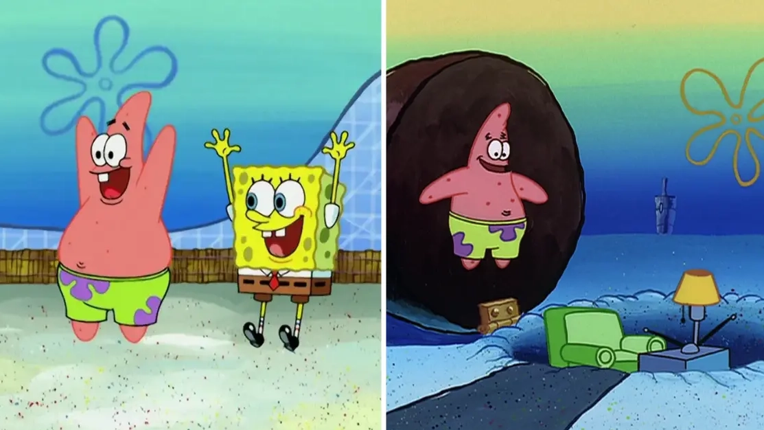 SpongeBob fans only just realising why Patrick lives under a rock