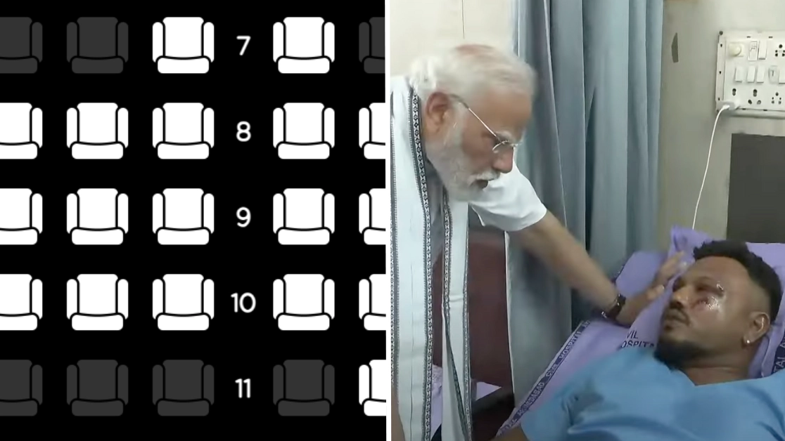Plane seat that sole survivor of Air India crash sat on appears to be very hard to book now