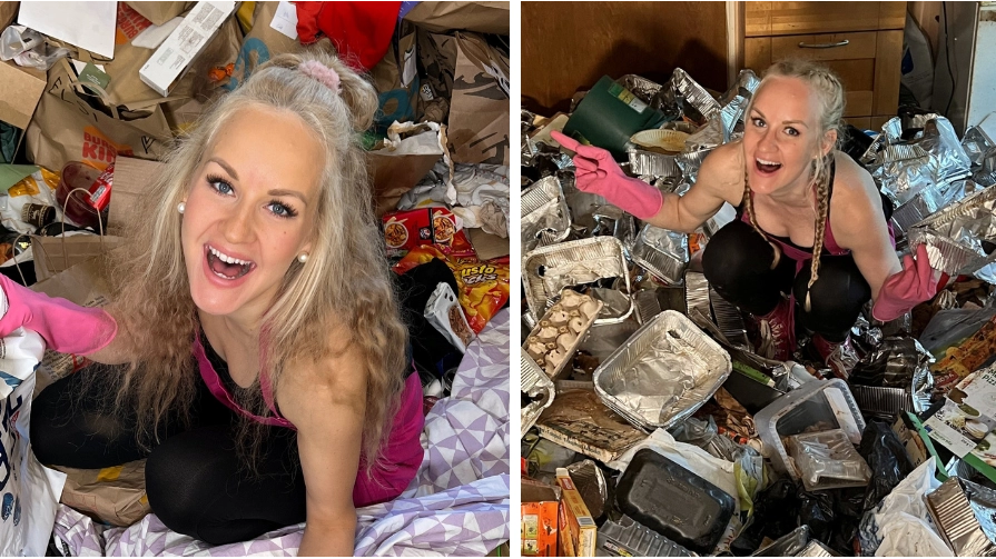 Woman quits her job to travel the world and clean grubby homes for free
