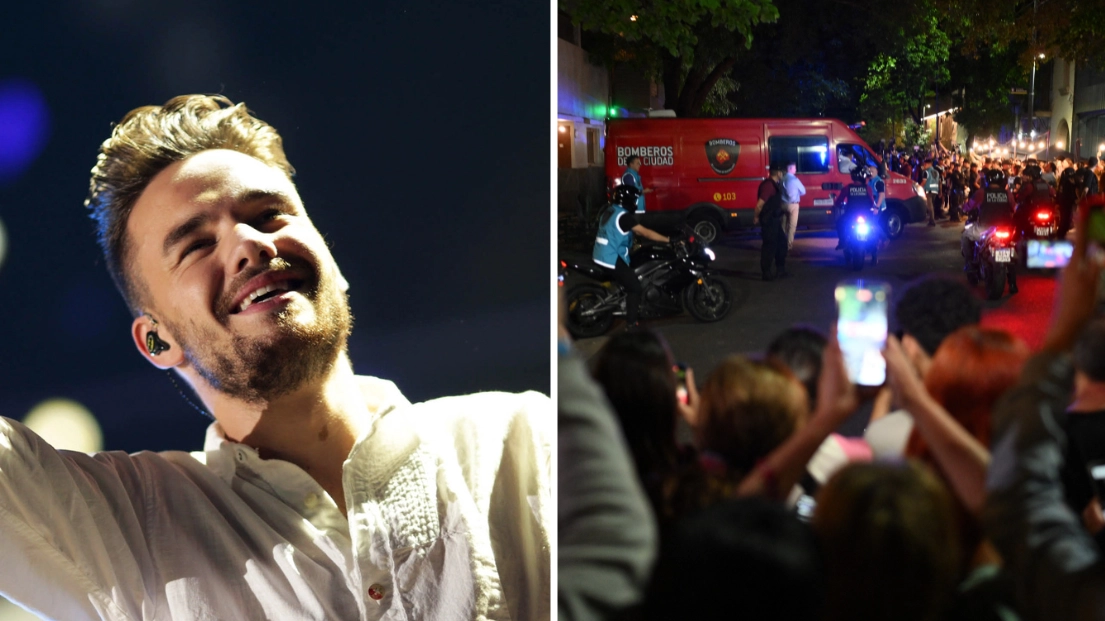 Official pictures show aftermath of One Direction star Liam Payne’s tragic death as fans surround hotel in mourning
