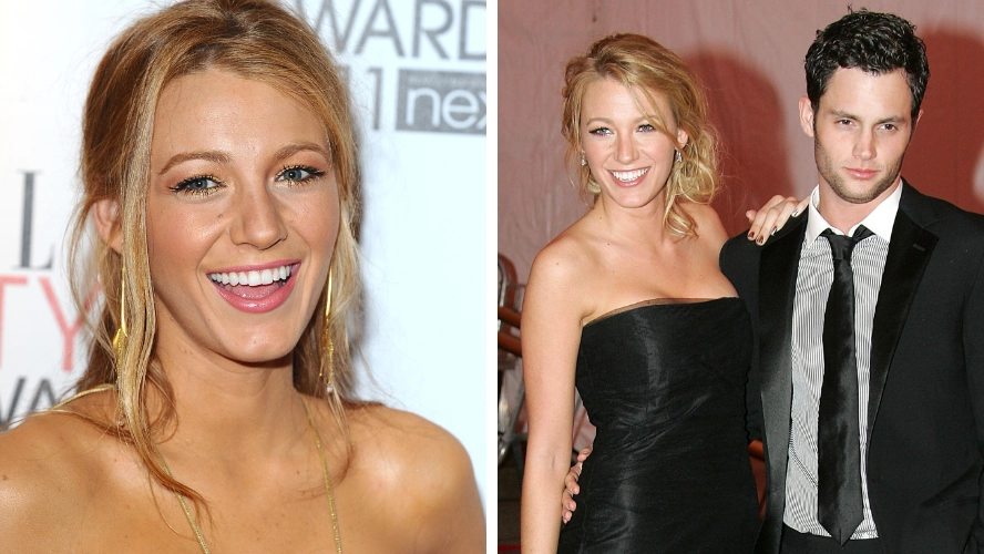 Blake Lively says she was set up to date co-star Penn Badgley