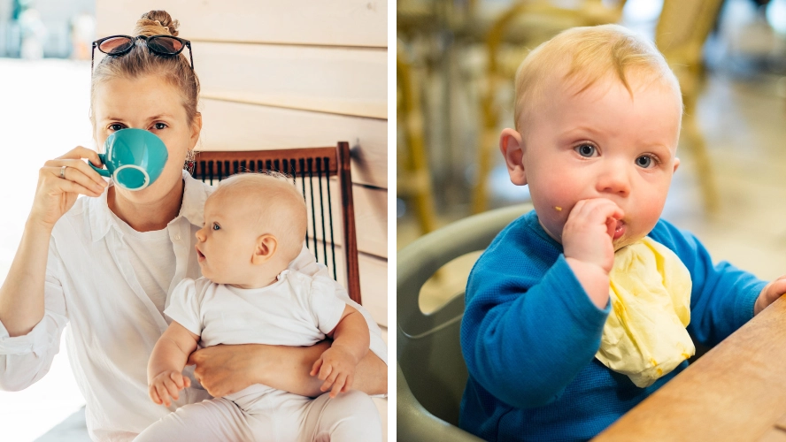 Mum left furious after cafe worker gave her dustpan and brush to clean up after her baby