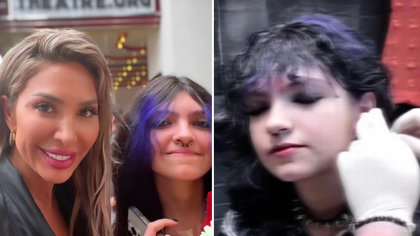 Farrah Abraham slammed for letting her 14-year-old daughter get six piercings