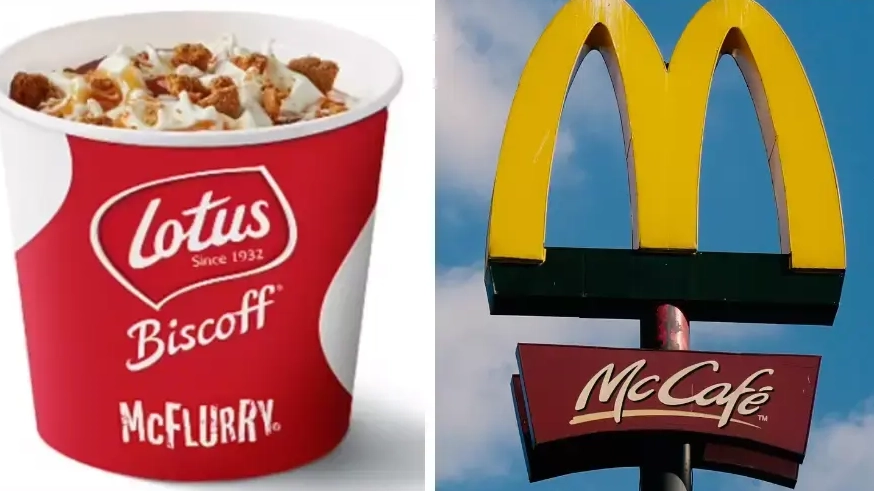 McDonald's brand new Lotus Biscoff McFlurry has arrived in UK restaurants today