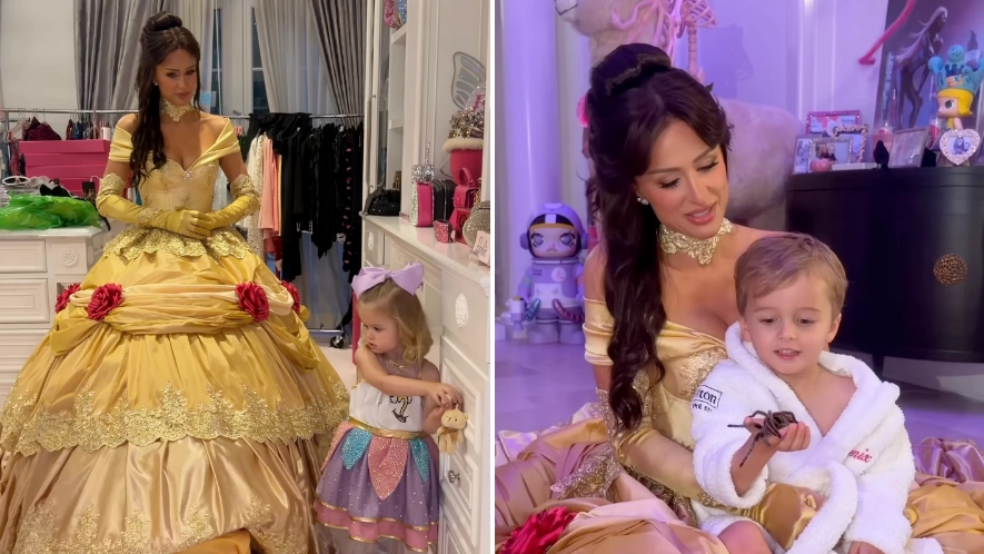 Paris Hilton speaks out after Beauty and the Beast Halloween costume sparks backlash over awkward detail