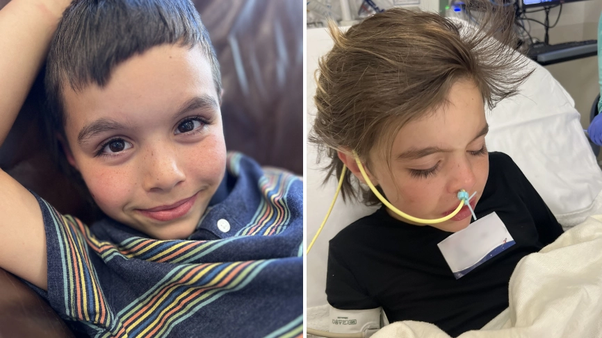 Boy, 7, undergoes life-saving surgery after swallowing button battery he picked up in the park