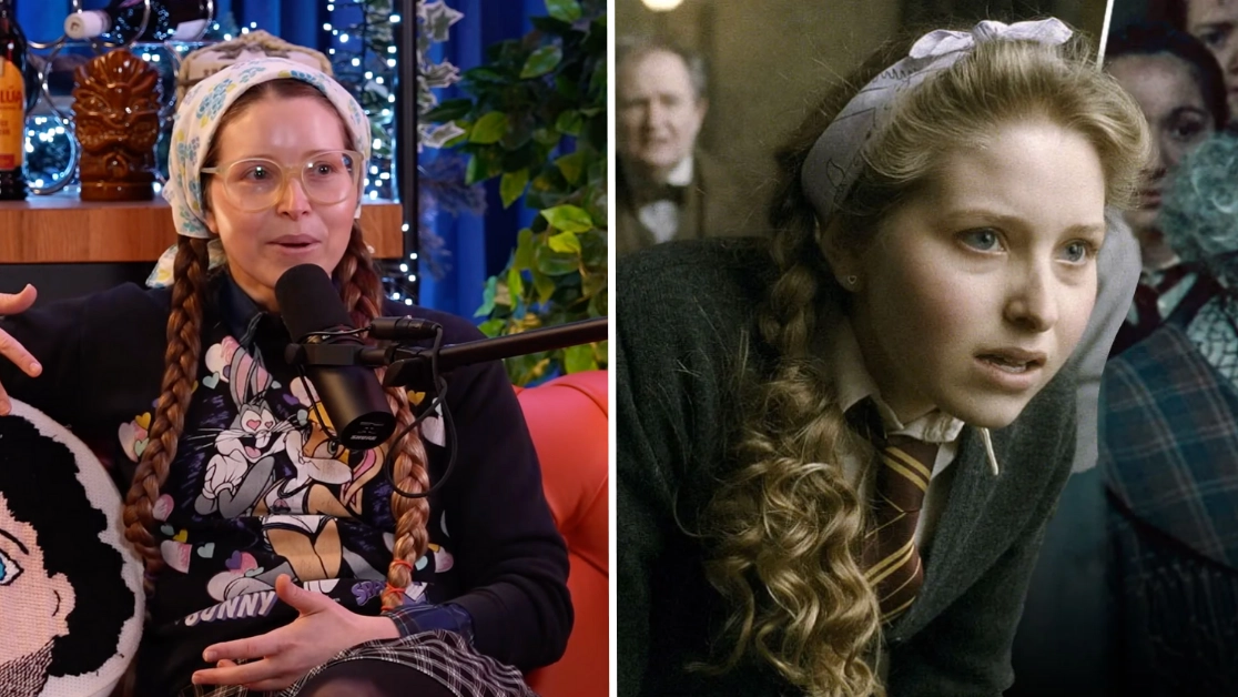 Harry Potter star Jessie Cave recalls awkward way she had to tell one-night-stand he got her pregnant