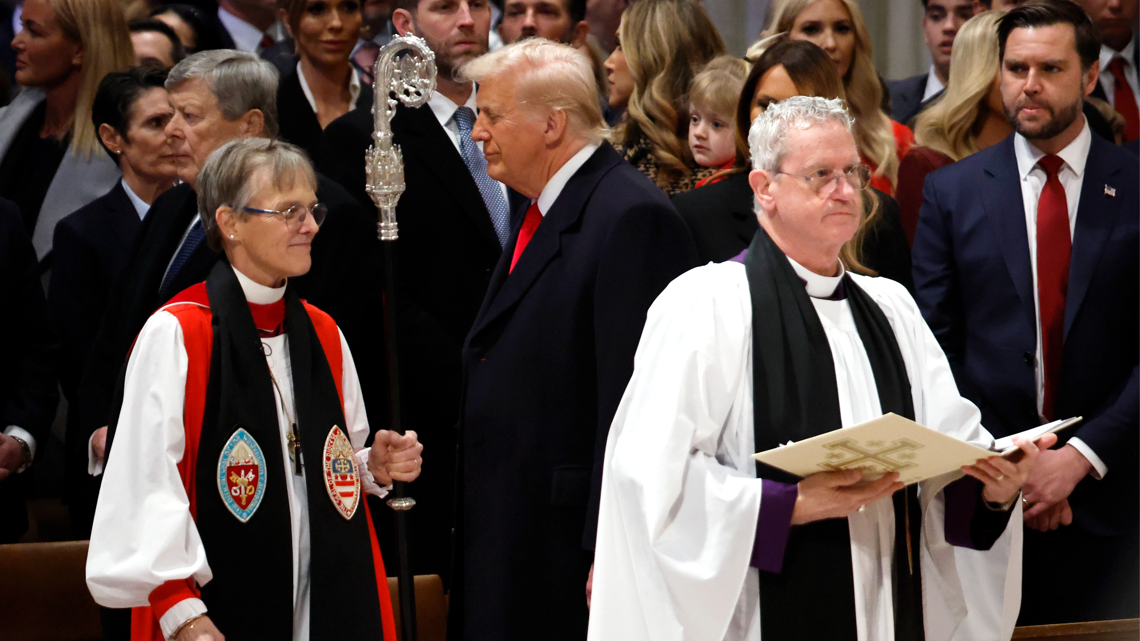 Bishop who made LGBTQ+ plea to Donald Trump during service breaks silence after his scathing comment