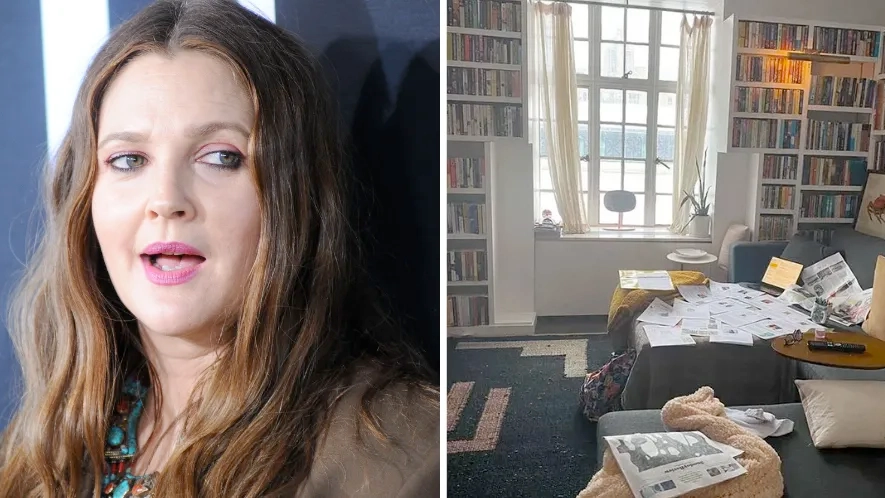 Drew Barrymore fans go wild after spotting script in latest video