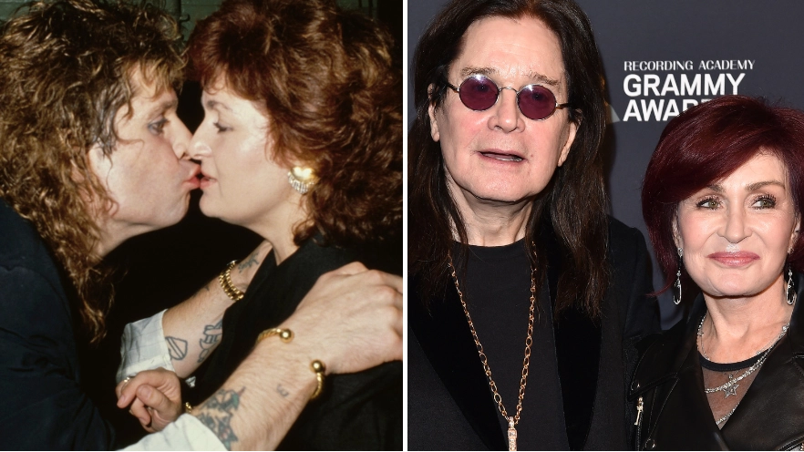 Celebrity Big Brother's Sharon Osbourne and husband Ozzy look unrecognisable in sweet throwback photos