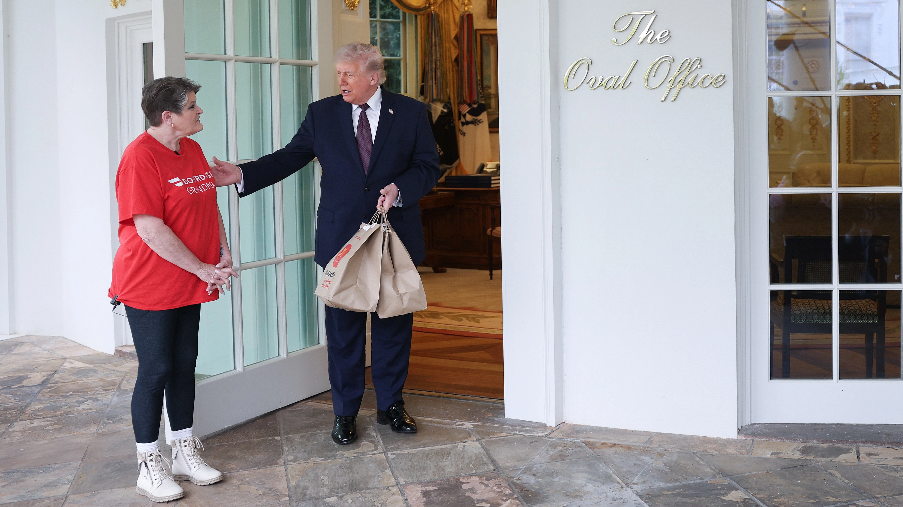 Trump addresses ‘tacky’ DoorDash grandma stunt with 'embarrassing' confession