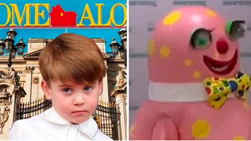 People's ideas of what Prince Louis got up to at home during funeral go viral