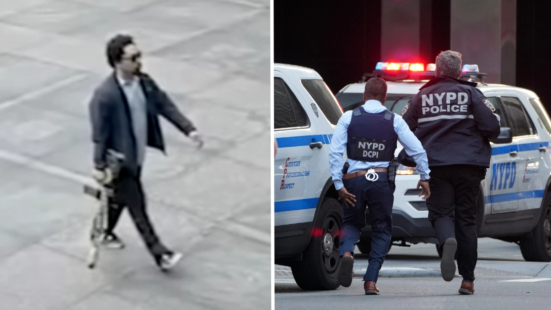 Terrifying photos of New York office workers barricading themselves from gunman show the heartbreaking reality in America