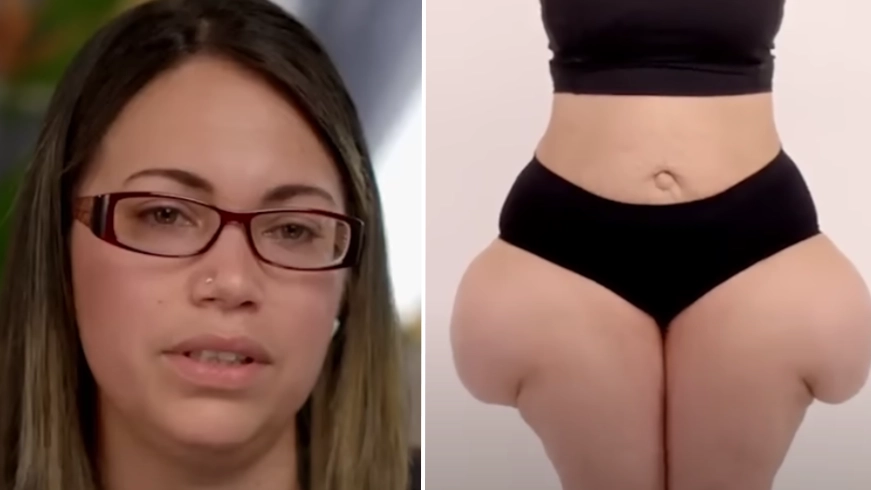 Woman’s hips tripled in size after giving birth to eight kids