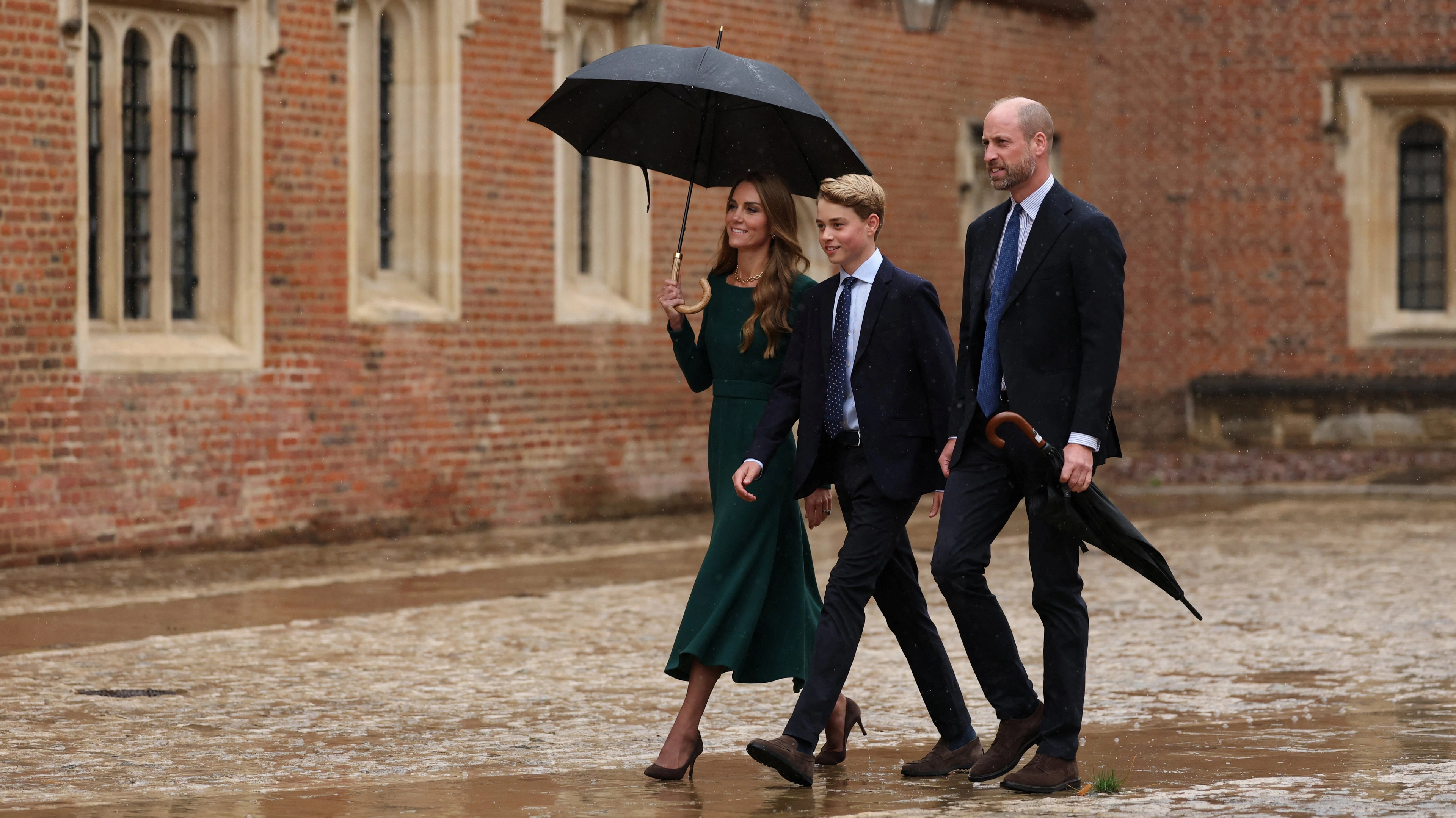 Prince George’s first Eton appearance has royal fans distracted by one detail