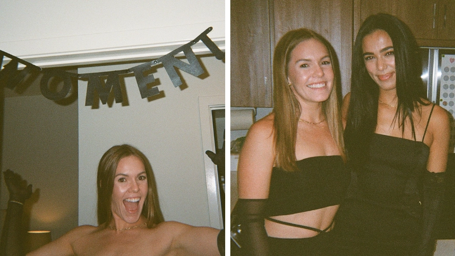Friends throw funeral-themed coming out party for pal to mark 'death' of her straightness